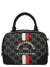 Karl Lagerfeld Rue St-guillame Monogram Bowling Handbag