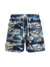 PALM ANGELS 'SHARKS' SWIMMING TRUNKS
