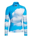 Vtmnts Cloud-print High-neck Top