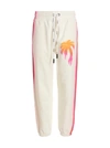Palm Angels Sprayed Palm Cotton Track Pants