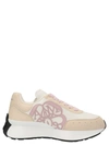 Alexander Mcqueen Sprint Runner Appliquéd Leather Exaggerated-sole Sneakers