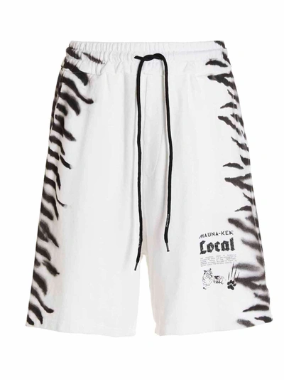 Mauna Kea 'tiger' Bermuda Shorts In White