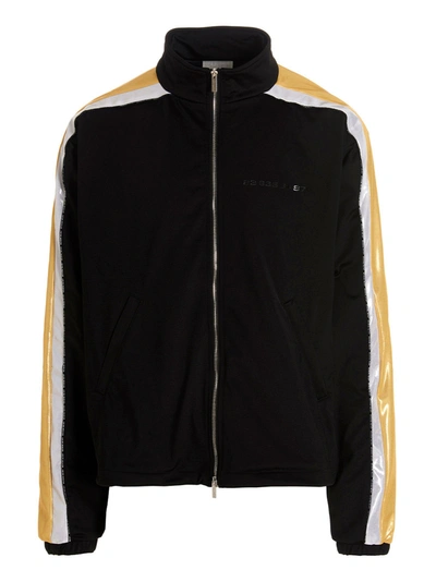 Vtmnts Stripe-detail Track Jacket In Black