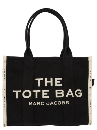 Marc Jacobs Traveler Tote Bag In White/black