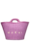 Marni Tropicalia Small Handbag In Purple