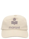 Isabel Marant Tyron Glitter-logo Canvas Baseball Cap