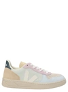 Veja V-10 Suede Jade White Multico Trainers