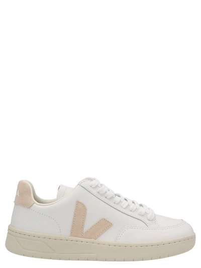 Veja V-12 Sneakers Beige In Multicolor