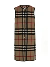 Burberry Checked Long Vest