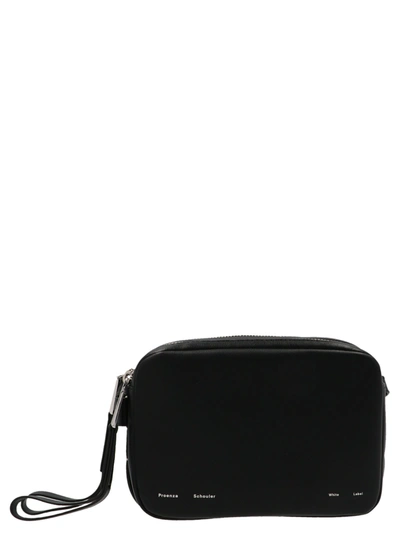 Proenza Schouler White Label Watts Leather Camera Shoulder Bag In Black