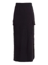 SUNNEI ALL-OVER LOGO MIDI SKIRT