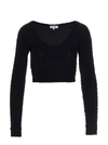 Sunnei Long-sleeved Blouse With Round Neck