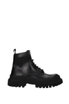 Dolce & Gabbana Studded Calfskin Hi-trekking Ankle Boots