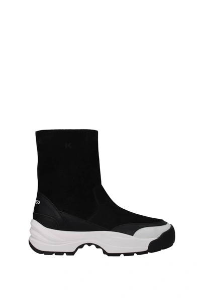 Kenzo Ankle Boot Suede Black