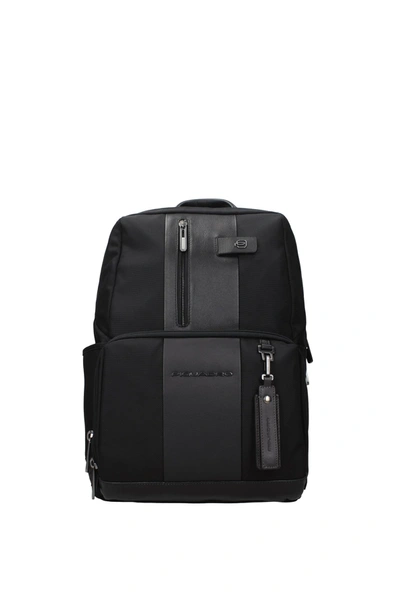Piquadro Backpack And Bumbags Eco Nylon Black