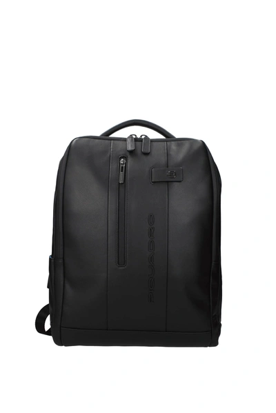 Piquadro Backpack And Bumbags Leather Black