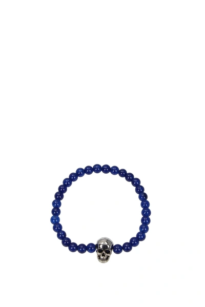 Alexander Mcqueen Bracelets Brass Blue