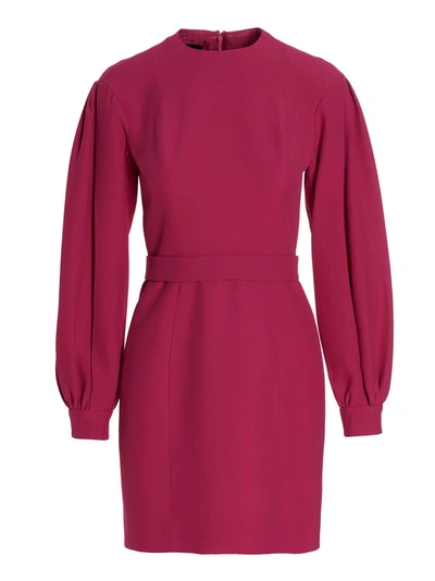 Giovanni Bedin Cady Dress In Fuchsia