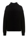 Jil Sander Black Cashmere Blend Oversize Sweater