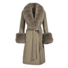 Wanan Touch Coat Lebonè Kaky Mixed Cashmere