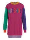 Moschino Logo-intarsia Jumper Dress