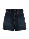 Kenzo Women Denim Shorts In Blue