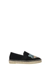 Kenzo Espadrilles In Black Canvas