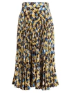 Plan C Floral Pleated Skirt