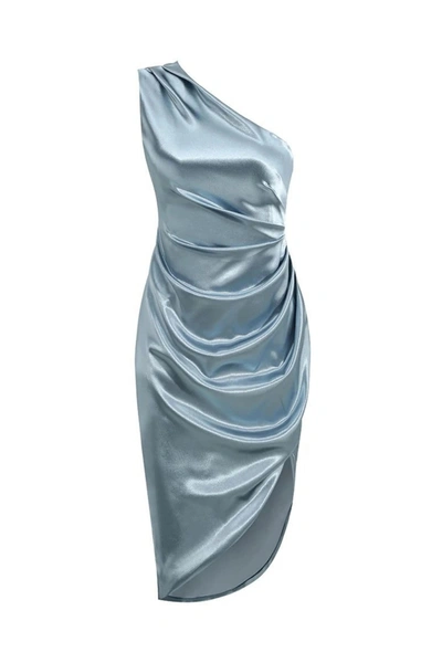 Wanan Touch Globe Light Blue Dress With Slit