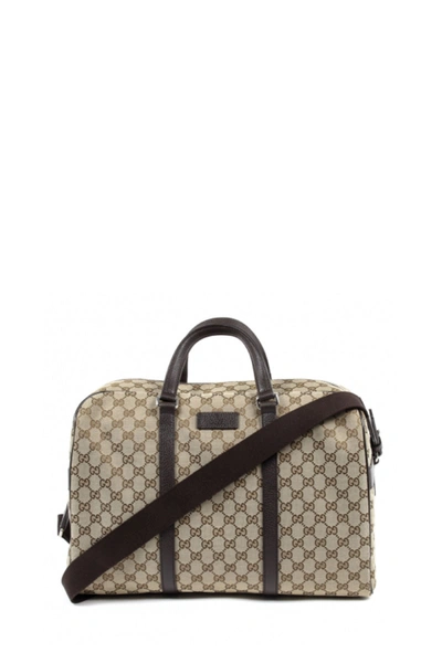 Gucci Ssima Travel Bag With Gg Logo