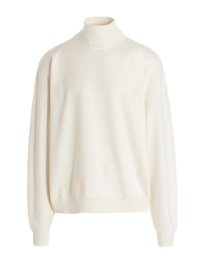 Fear Of God High Neck Sweater In White