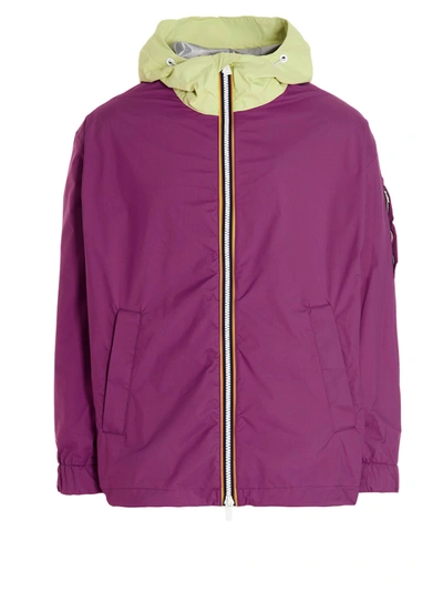 K-way R&d Hooded Jacket In Purple