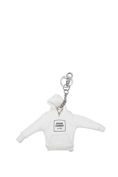 Opening Ceremony Key Rings Fabric White