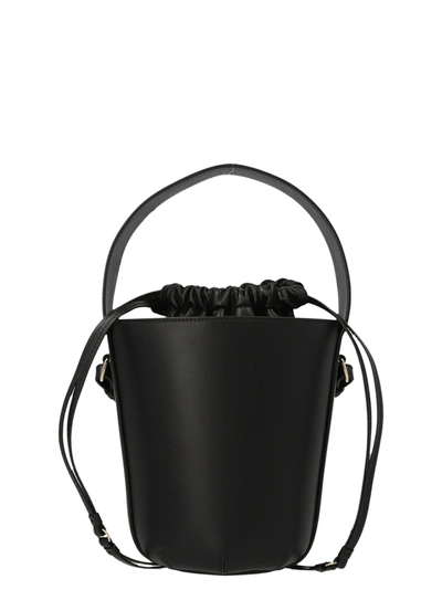 Chloé Leather Bucket Bag In Nero