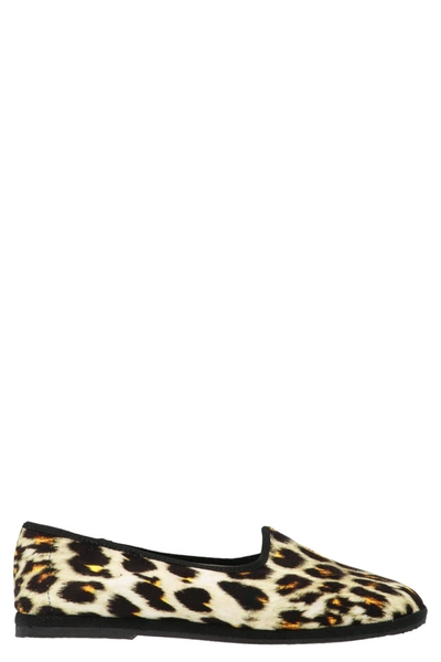 813 Ottotredici Leopard Friulane Shoes In Multicolor
