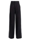 CHLOÉ LINEN PANTS WITH FRONT PLEATS