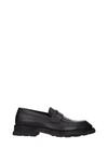 ALEXANDER MCQUEEN LOAFERS LEATHER BLACK