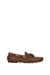 CAR SHOE LOAFERS LEATHER BROWN CAMEL