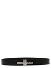 Tom Ford Logo-plaque Leather Belt