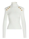 Balmain Gold-tone Buttons Sweater