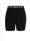 Off-white Womens Black Polyester Shorts