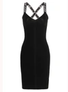 Off-white Logo Strap Knitted Mini Dress