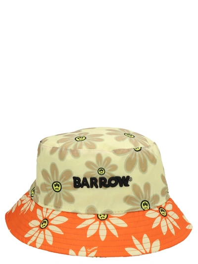 Barrow Logo Print Bucket Hat In Beige