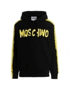 Moschino Logo Print Pullover Hoodie