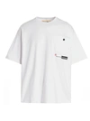 Incotex Red X Facetasm Logo Printed T-shirt