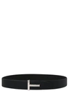 Tom Ford Men Logo Reversible Belt