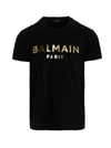 Balmain Metallic Logo-print Cotton T-shirt