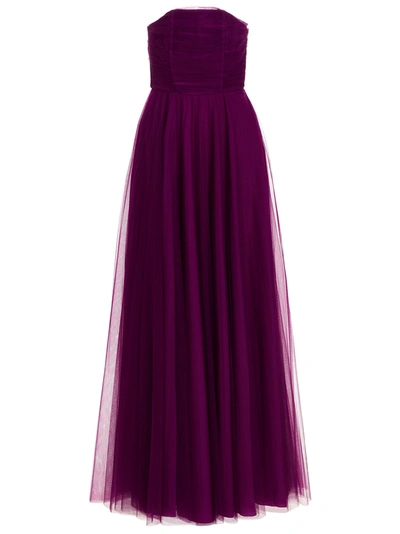 19:13 Dresscode Long Tulle Dress In Purple