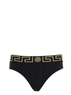 Versace Black Greca Border Swim Briefs