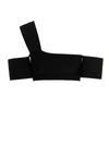 Alexander Mcqueen Sleeveless Off Shoulder Bandage Fitted Top